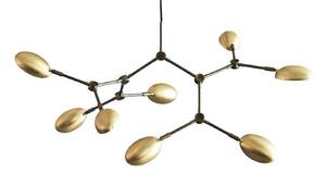 Lustre 101 COPENHAGEN, Zlatá / Mosadz, Obývacia izba, Kov