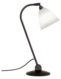 Stolová lampa Bestlite BL2, porcelán/čierna, Ø 16 cm