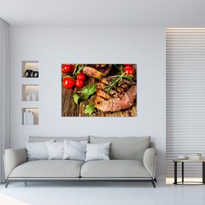 Mäso na gril - obraz (Obraz 60x40cm)