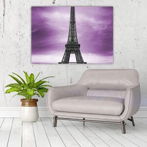 Abstraktný obraz Eiffelovej veže - obraz (Obraz 60x40cm)