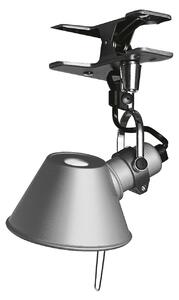 Bodové svetlá Artemide, Tolomeo Micro Pinza, Metalická, Pracovňa, Hliník, Dizajnový