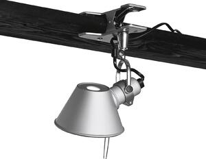 Bodové svetlá Artemide, Tolomeo Micro Pinza, stmievateľné, Metalická, Obývacia izba, Kov, Dizajnový