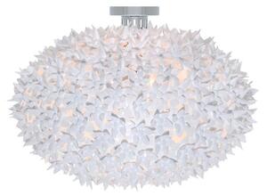 Stropné Lampa Kartell, Bloom C1, Biela, Obývacia izba, Plast, Dizajnový