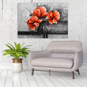 Obraz kvetín na stenu (Obraz 60x40cm)