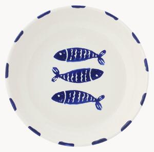 Keramický hlboký tanier Fish