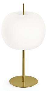 Stolové Lampa kdln, Kushi, stmievateľné, Biela, Obývacia izba, Sklo, Dizajnový