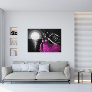 Abstraktný obraz ženy (Obraz 60x40cm)