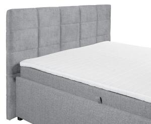 Čalúnená posteľ s matracom Nella 2, 180x100, Sivá