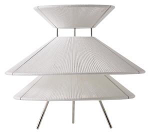 Stolové Lampa FRANDSEN, Kiku, stmievateľné, Biela, Obývacia izba, Tkanina / Textil, Dizajnový