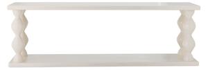 Drevená polica Salino White 80 cm