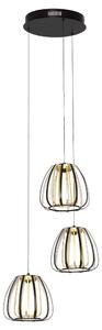 ZÁVESNÉ LED SVIETIDLO, 49/23/150 cm Novel - Interiérové svietidlá