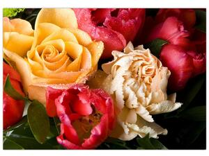 Obraz - kytice kvetov (Obraz 60x40cm)