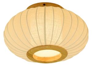 Stropné Lampa Halo Design, BALLON, stmievateľné, Béžová, Obývacia izba, Tkanina / Textil, Dizajnový