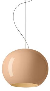 Závesné svietidlá Foscarini, Buds 3, stmievateľné, Béžová, Obývacia izba, Sklo, Dizajnový