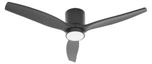 Sorin LED Vonkajší stropný ventilátor Čierny Lucande, Sorin, Čierna, Balkón, Kov, Moderný