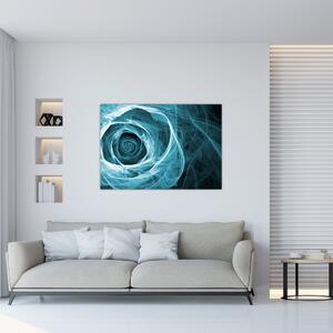 Abstraktný obraz ruže (Obraz 60x40cm)