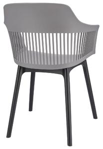 Záhradná stolička Cornido - sivá