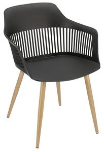Záhradná stolička Cornido - čierna