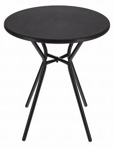Dekorstudio Balkónové sedenie CORNIDO čierne - 2x stolička + 1x stôl