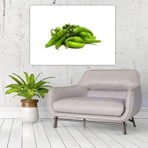 Zelené papričky - obraz (Obraz 60x40cm)