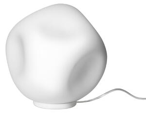 Stolové Lampa Foscarini, Hoba Media, Biela, Obývacia izba, Sklo, Dizajnový