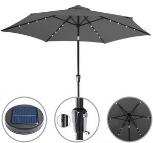LED slnečník Miami Ø270 cm - antracit