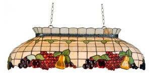 Závesné svietidlo Tiffany Fruits - 94 * 41 * 115 cm 3x E27 / Max 60W - Clayre & Eef
