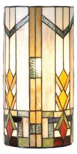 Nástenná lampa Tiffany - 20 * 11 * 36 cm 2x E14 / Max 40w - Clayre & Eef