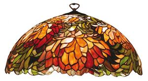Kvetované tienidlo Tiffany Garden - Ø 50*24 cm - Clayre & Eef