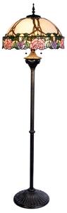 Stojaca lampa Tiffany - Ø 50 * 164 cm 3x E27 / Max 60W - Clayre & Eef