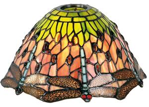 Tienidlo Tiffany Dragonfly - Ø 25 * 15 cm E27 / KH 6 cm - Clayre & Eef