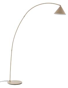 Stojacie Lampa Lindby, Triangolo, Béžová, Obývacia izba, Kov, Moderný
