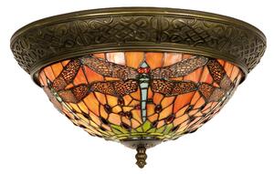 Stropné svetlo Tiffany Cecile - Ø 38*19 cm E14/max 2*40W - Clayre & Eef