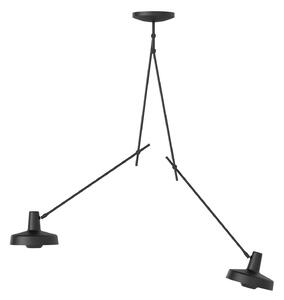Stropné Lampa GRUPA, Arigato, stmievateľné, Čierna, Pracovňa, Kov