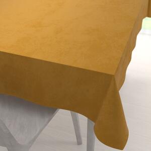 Biante Zamatový obdĺžnikový obrus Velvet Premium SVP-047 Horčicový 80x120 cm