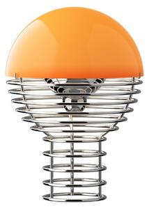 Stolové Lampa Verpan, Wire, stmievateľné, Oranžová, Obývacia izba, Ušľachtilá oceľ, Dizajnový