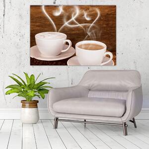 Kávové šálky - obrazy (Obraz 60x40cm)