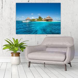 Obraz exotického ostrova (Obraz 60x40cm)