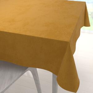 Biante Zamatový štvorcový obrus Velvet Prémium SVP-047 Horčicový 110x110 cm