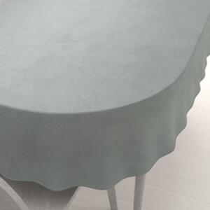 Biante Zamatový oválny obrus Velvet Prémium SVP-046 Svetlo sivý 50x100 cm