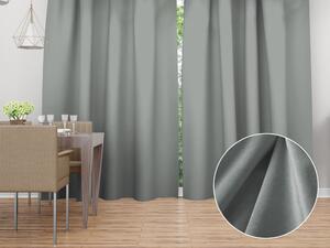 Biante Zamatový záves Velvet Prémium SVP-046 Svetlo sivý 135x140 cm
