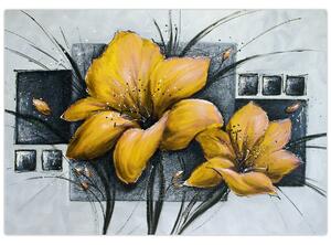 Obraz žlté kvety (Obraz 60x40cm)
