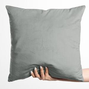 Biante Zamatová obliečka na vankúš Velvet Prémium SVP-046 Svetlo sivá 30 x 50 cm