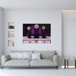Obraz kvetín na stenu (Obraz 60x40cm)