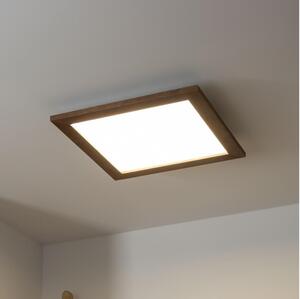 Brilagi -LED Stropné svietidlo SLIMFRAME WOOD LED/36W/230V 49,5x49,5 cm tm.hnedá