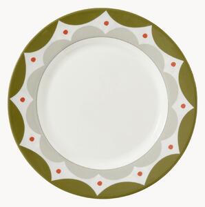 Porcelánové taniere Geo Dinner, 4 ks