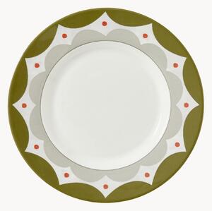 Porcelánové taniere na šalát Geo, 4 ks