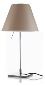 Stolové Lampa Luceplan, Hnedá / Hrdzavá, Obývacia izba, Hliník