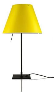 Stolové Lampa Luceplan, Žltá, Obývacia izba, Hliník
