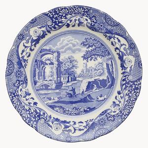 Plytké taniere Blue Italian, 4 ks